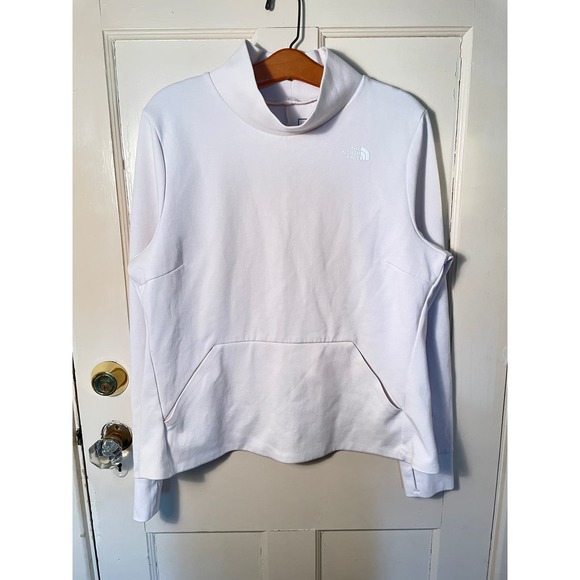 The North Face City Standard Double-Knit Funnel Neck Gardenia White VGC - Picture 10 of 11